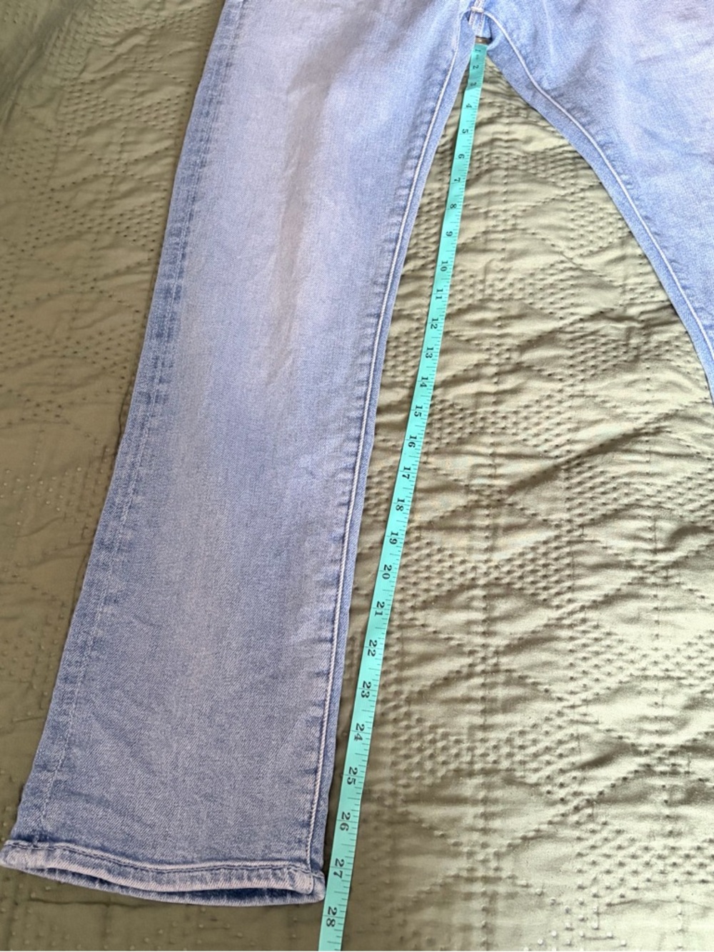 MOTHER The Mid Rise Hiker Hover Jeans in Full Moon Size 26 - Picture 7 of 10